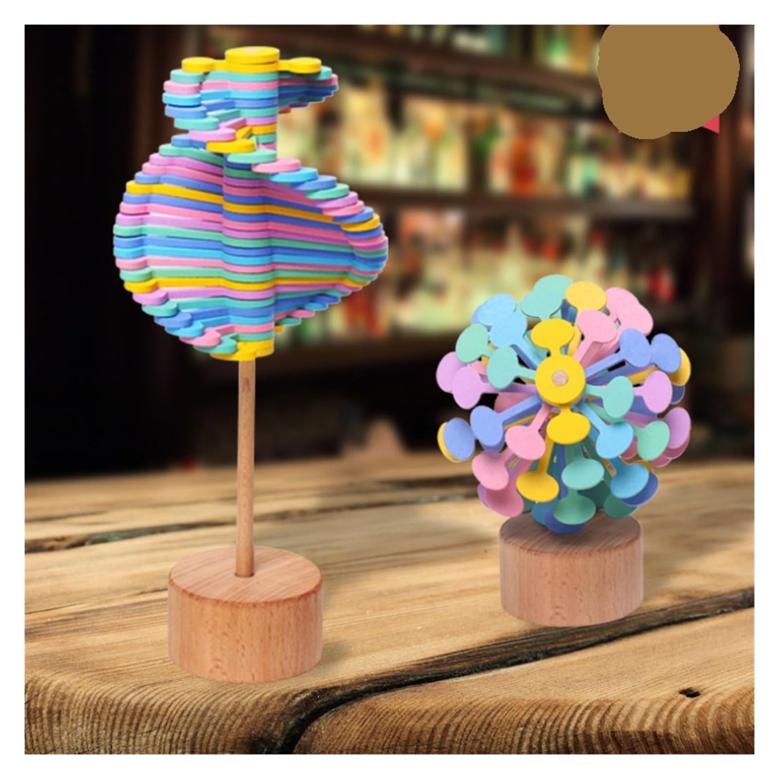 Rotating Decompression Lollipop Toy - Stress Relief for Adults & Home Decor