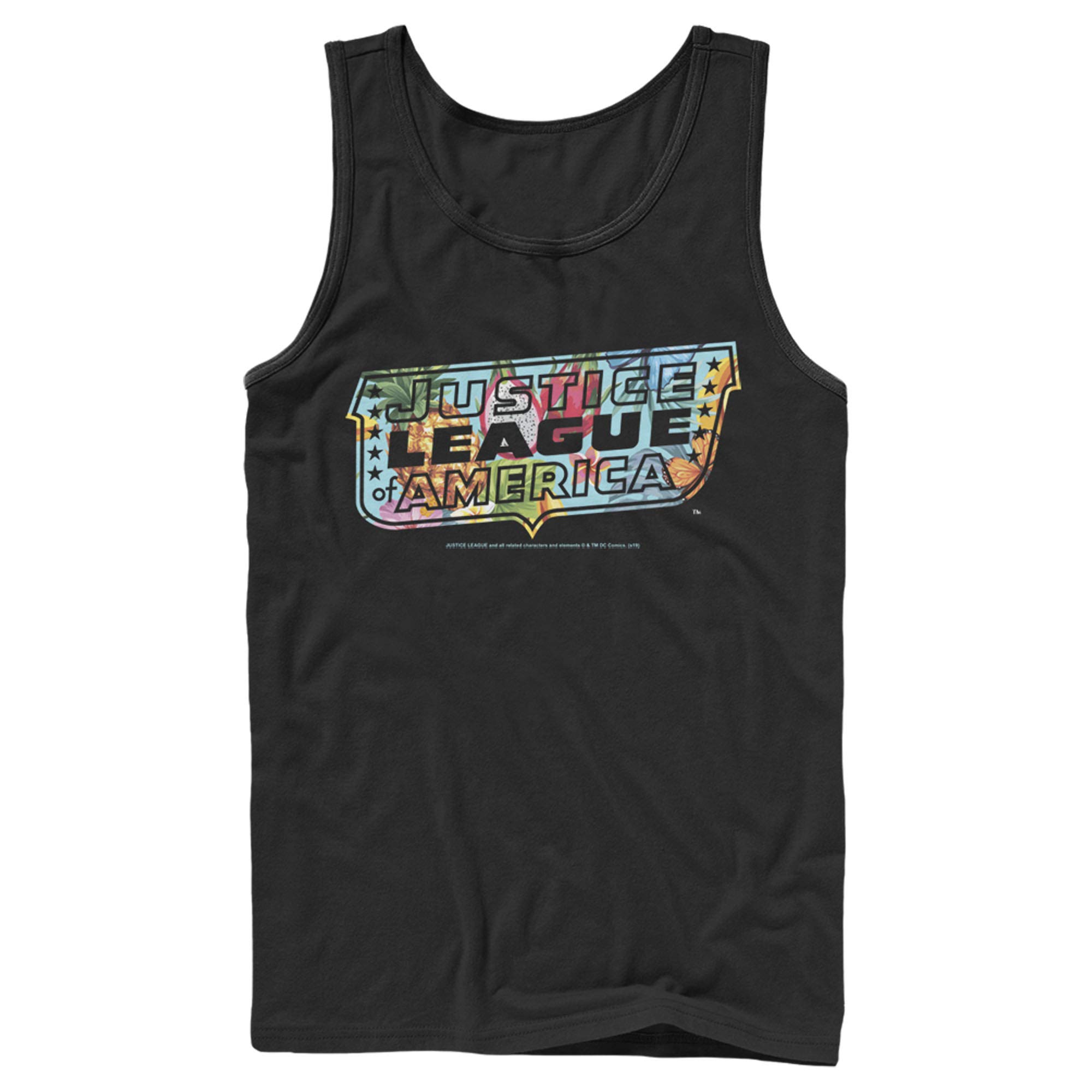 Justice League Dragon Fruit Graphic Men's Tank Top - Lightweight & Comfortable for Summer, Gym, and Casual Wear