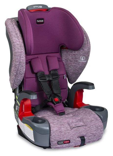 Britax Grow With You Clicktight Booster Car Seat - Safe & Adjustable for Kids 3-12 Years - Perfect for School, Travel & Family Road Trips