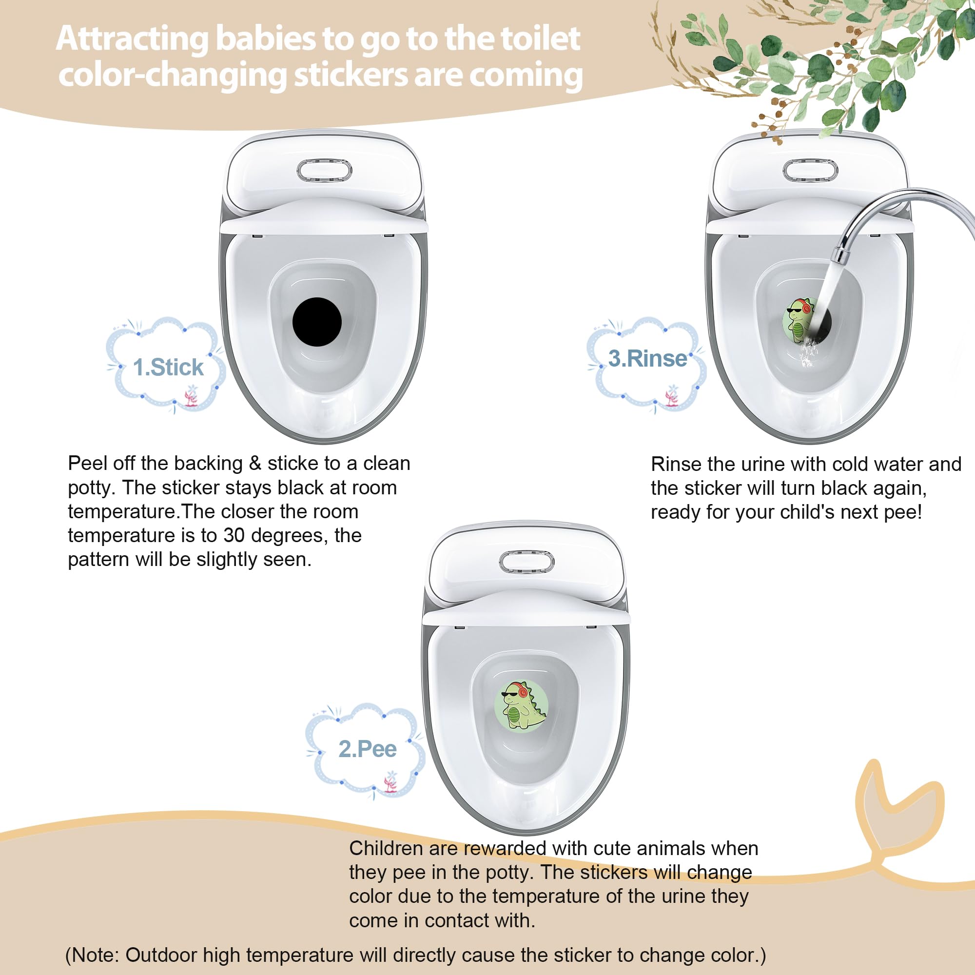 **Real Feel Potty Training Toilet for Toddlers - Boys & Girls Potty Seat with Wipes Storage, Flush Sound & Magic Stickers - Easy Clean Disposable Liners - Quick Assembly for Home & Travel Use**