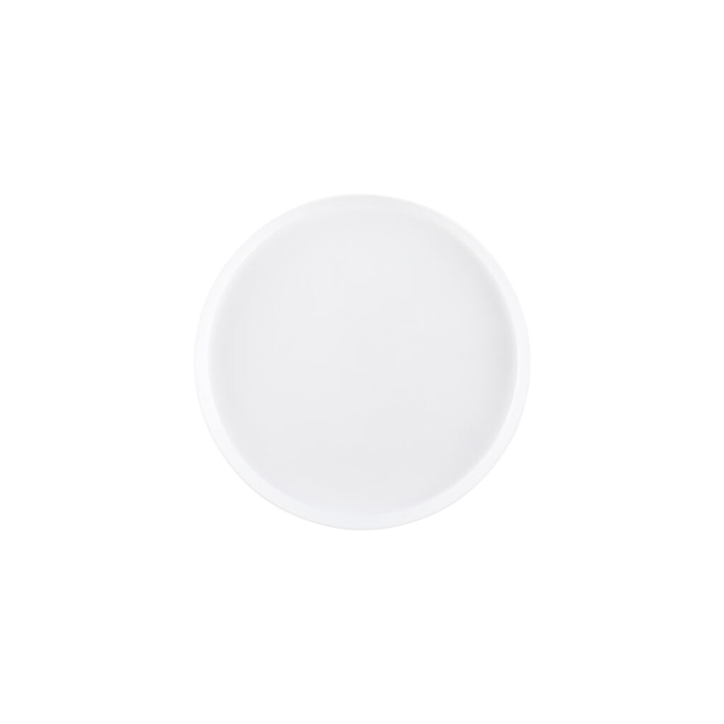 Eco-Friendly White Round Plastic Plates - 10 Pack, Durable & Lightweight Disposable Dinner Plates for Parties, Picnics, BBQs & Everyday Use