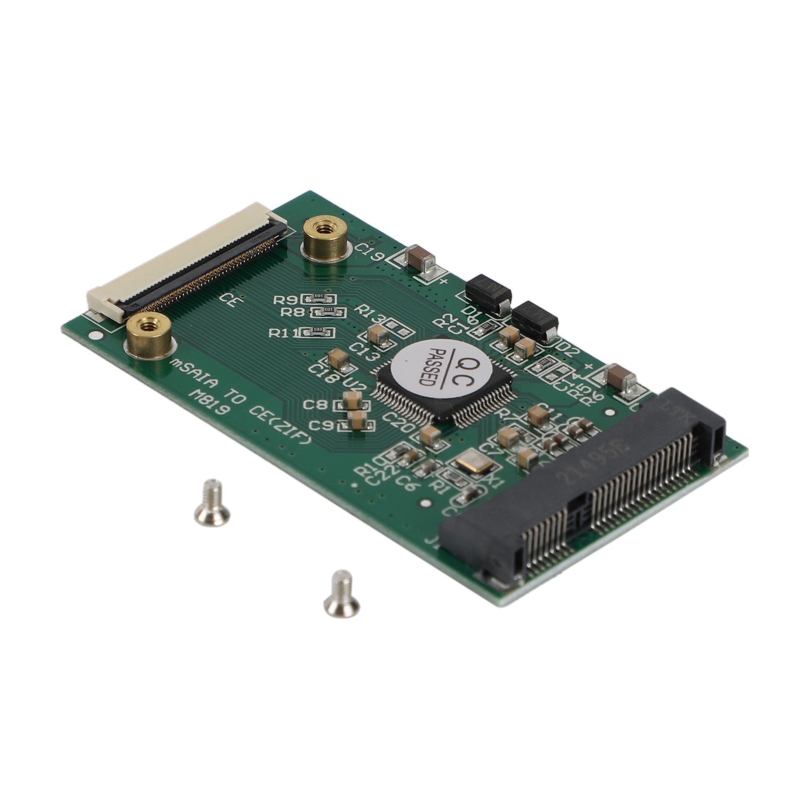 1.8 Inch Mini mSATA PCIe SSD to 40pin ZIF Adapter Card - Convert mSATA SSD to ZIF HDD for Laptops, Ultrabooks & Embedded Systems