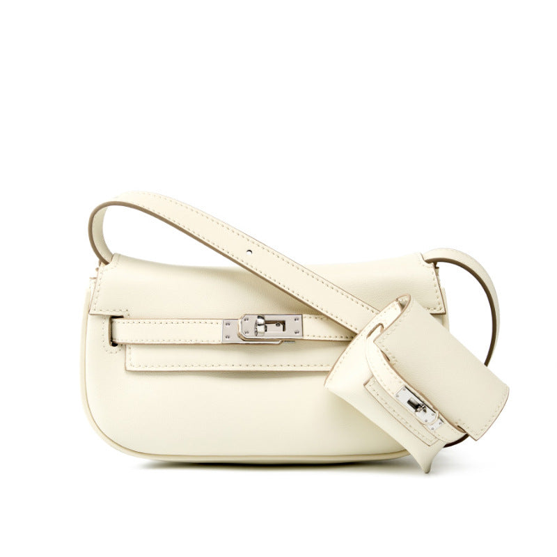 Mini Saddle Crossbody Bag for Women - Small Leather Shoulder Purse with Adjustable Strap - Perfect for Travel, Shopping & Everyday Use