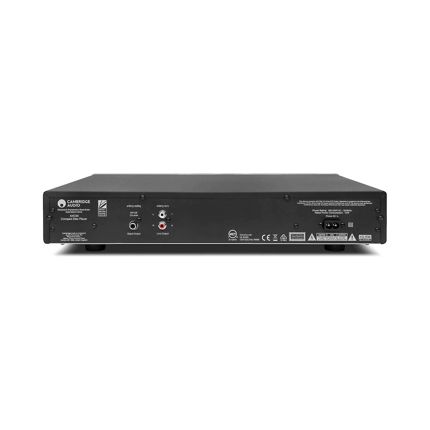 Open Box Cambridge Audio AXC35 CD Player with Full Warranty - High-Fidelity Audio for Home Entertainment & Music Lovers