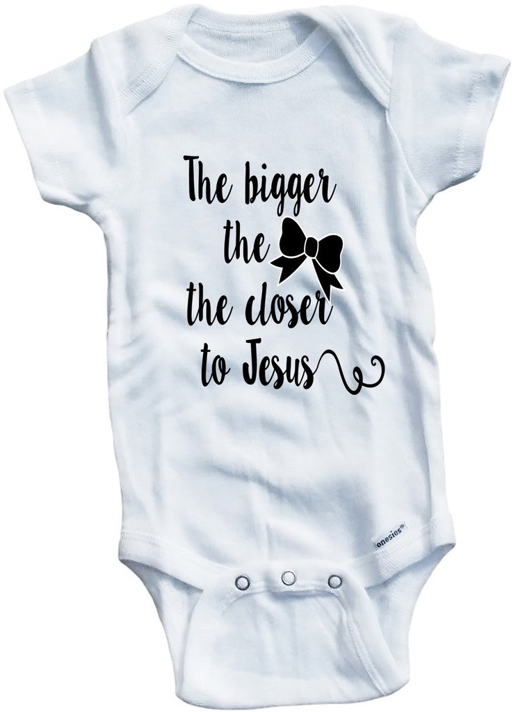 Big Bow Baby Tee for Girls - Church & Sunday Best