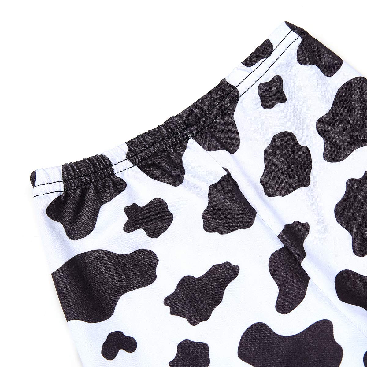 ELSANI Toddler Girls Ruffle Leggings - Leopard Print Flare Pants & Bell Bottoms for Playdates, Parties, and Everyday Wear