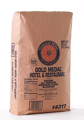 Gold Medal All Purpose Flour - 25 lb (2 per Case) for Baking, Cooking & Restaurant Use | Ideal for Bread, Cakes & Pastries