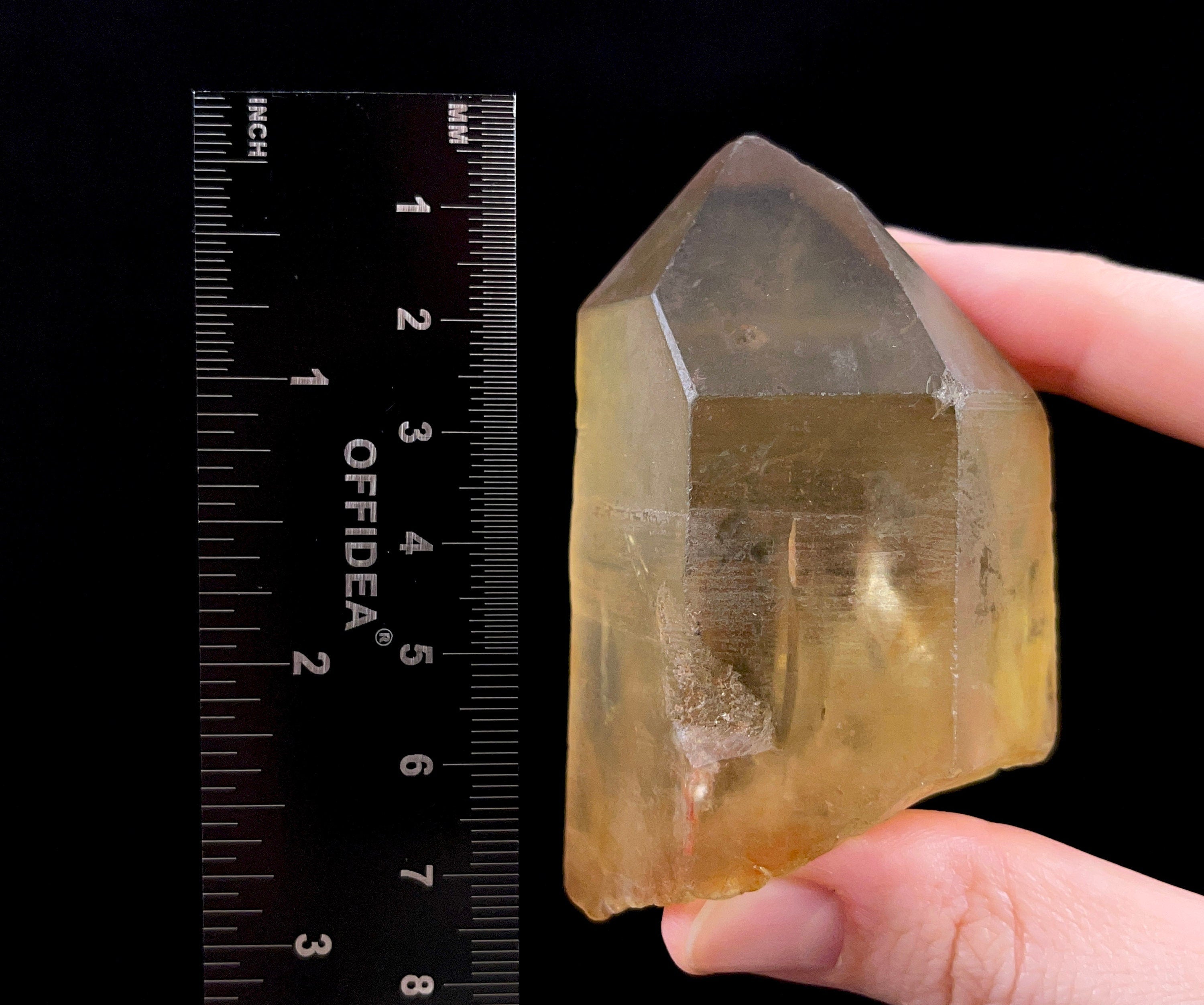 Natural CITRINE Raw Crystal Point - November Birthstone, Healing Stone for Home Decor & Meditation | Raw Crystals & Gemstones for Spiritual Healing, Chakra Balancing & Positive Energy (51864)