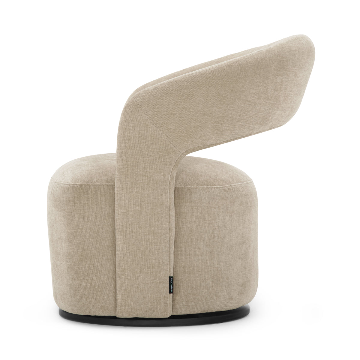 Stylish Judi Fabric Swivel Armchair - Modern Upholstered Accent Chair with 360° Rotation for Living Room, Bedroom or Office - Comfortable Lounge Seating for Home Decor