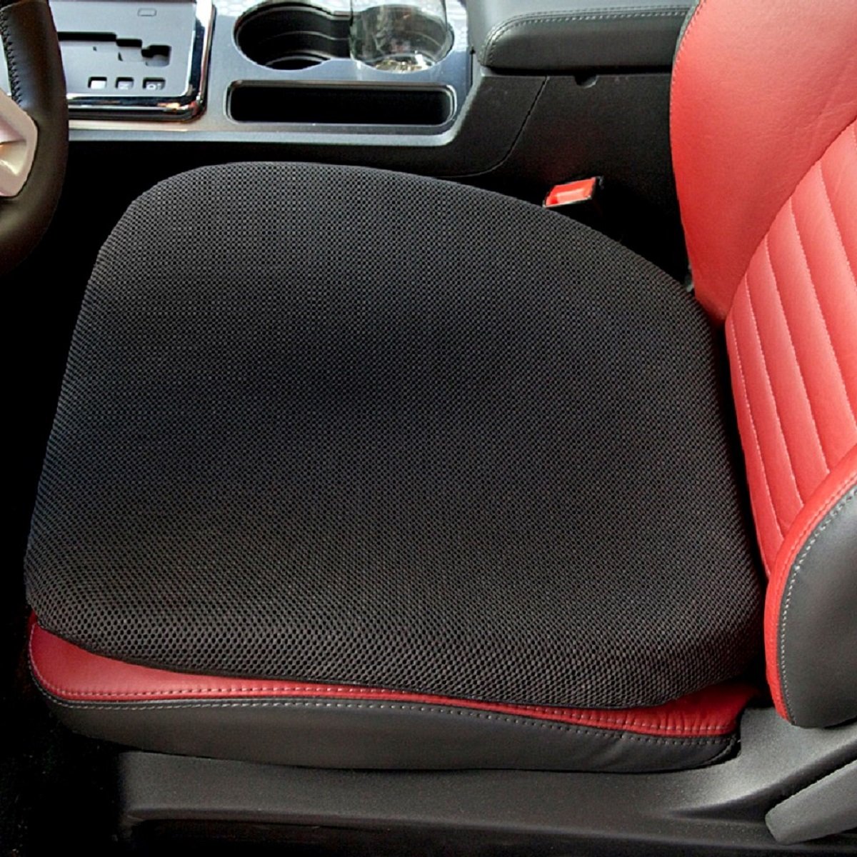 Airmax Gel Car & Truck Seat Cushion - Memory Foam & Cooling Support for Long Drives - Comfortable Seat Pad for Office Chair, Gaming Chair & Road Trips (L20AMAU)