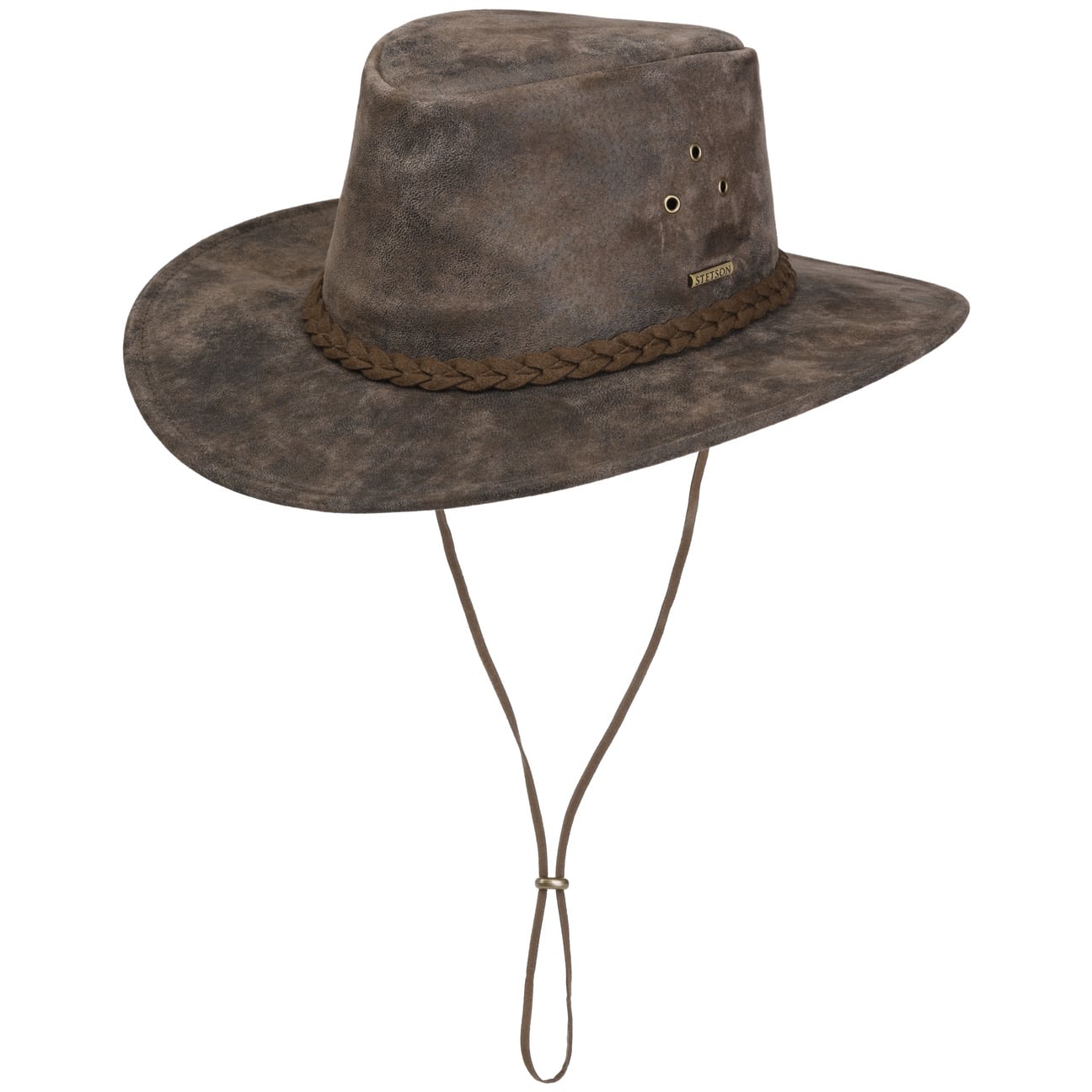 Stetson Pigskin Western Leather Hat for Men – Stylish Cowboy Hat for Rodeo, Ranch & Outdoor Adventures