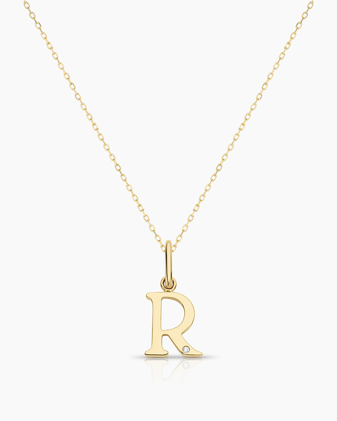 Vintage Diamond Alphabet Charm Necklace - Personalized Initial Pendant Jewelry for Women, Gift for Her, Birthday, Anniversary, Valentine's Day