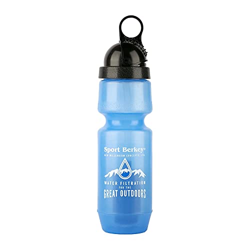 22 Oz. Sport Berkey Water Filter Bottle - BPA Free, Durable & Portable for Hiking, Camping & Outdoor Adventures