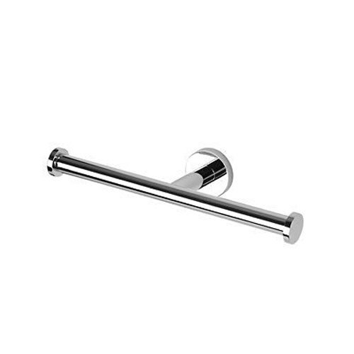 Nemox Collection Simple Brass Toilet Paper Holder - Chrome Finish Bathroom Tissue Roll Stand | Durable & Stylish for Modern Bathrooms, Powder Rooms & Guest Toilets