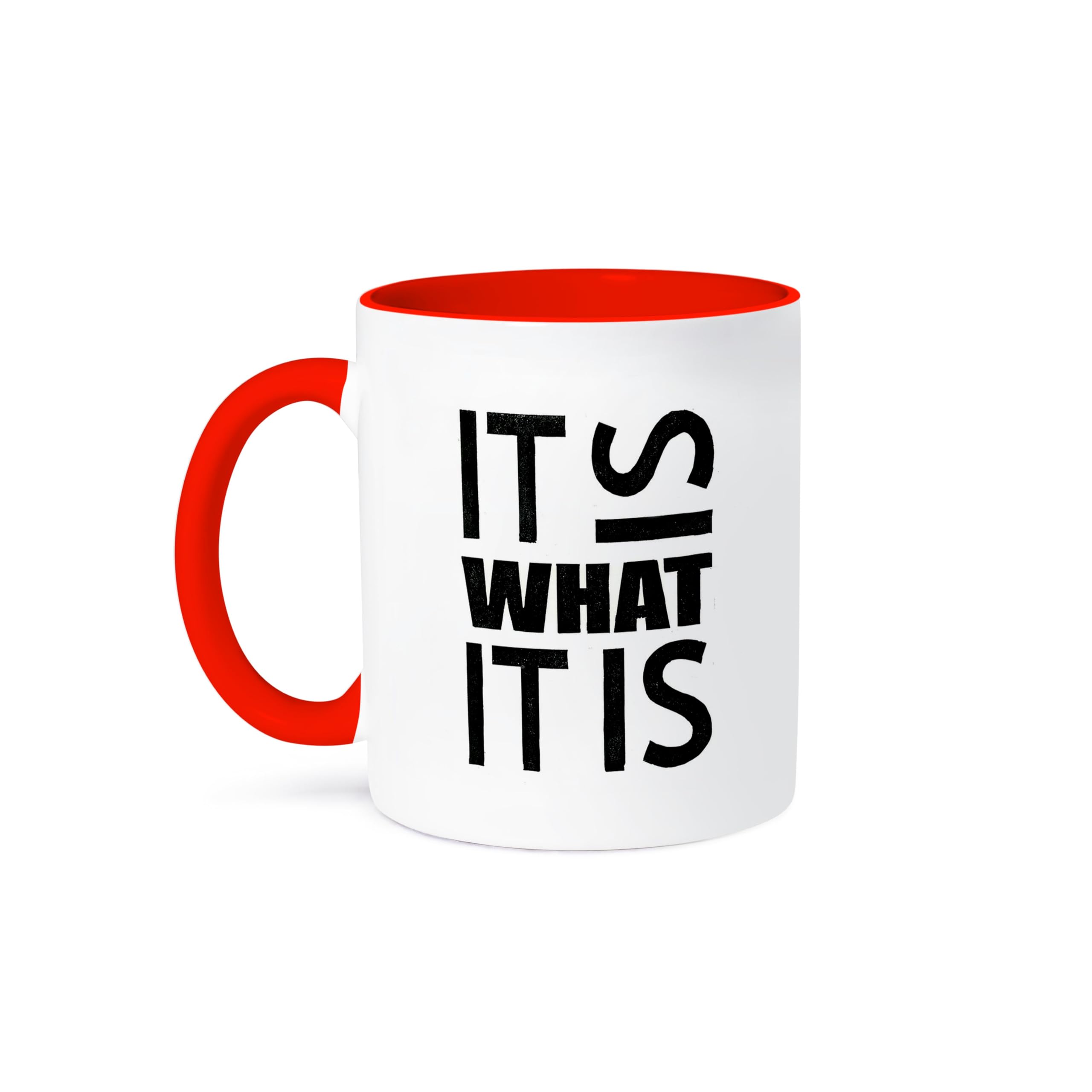 3D Rose 11oz Two-Tone Red and White Ceramic Coffee Mug - Perfect for Home, Office, or Gift Giving