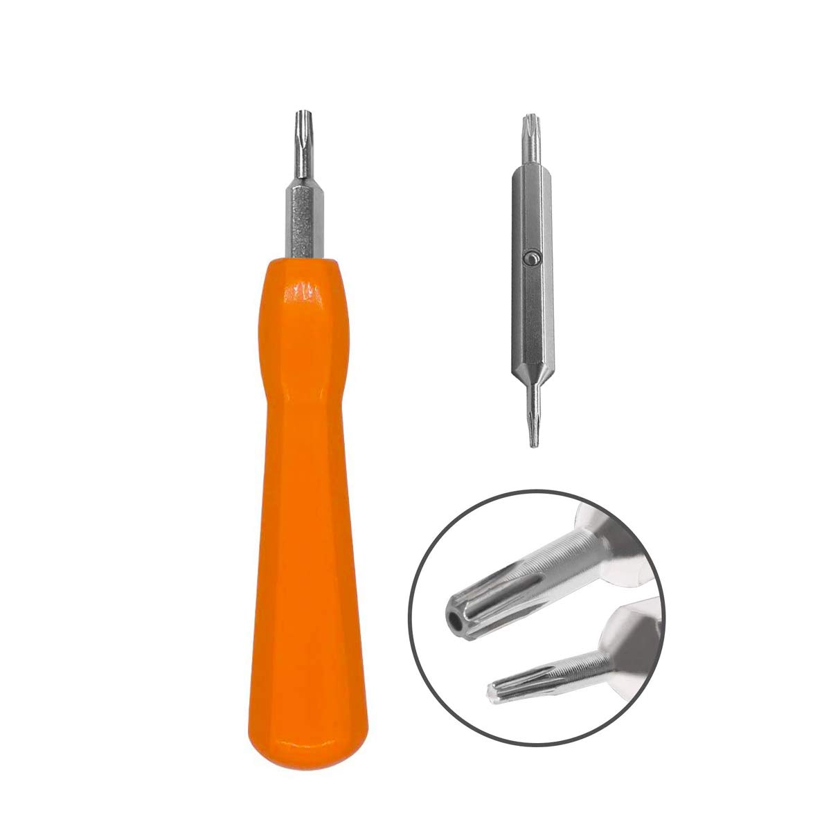 EMiEN Torx T6 T15 Bit Screwdriver Kit for Ring Video Doorbell, Doorbell 2, Pro & Elite - Battery Replacement, Charging & WiFi Password Reset Tool - Perfect for Home Security Installation & Maintenance