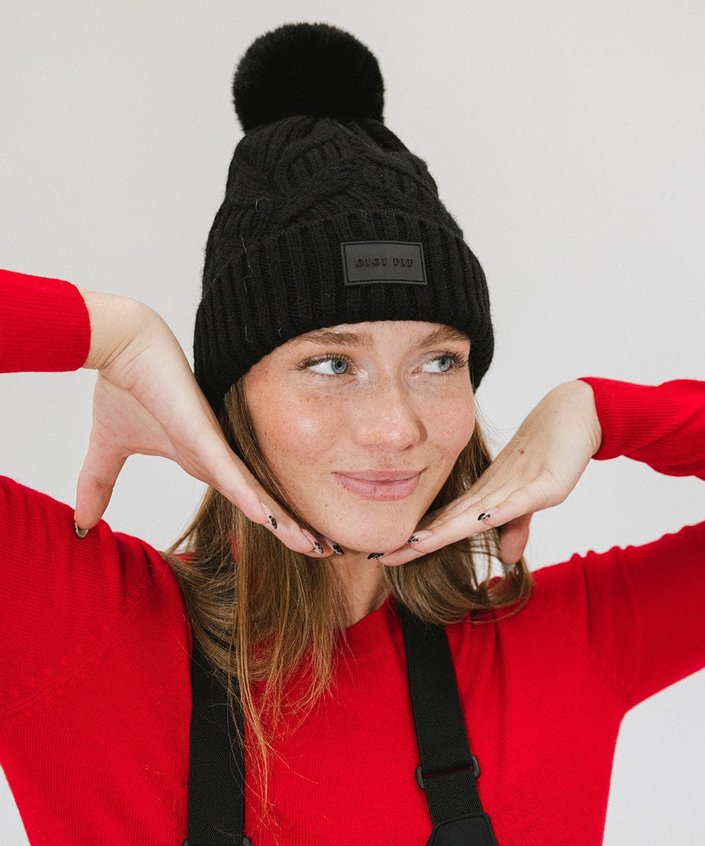 Ida Cable Knit Beanie Hat for Women & Men - Soft Winter Warm Knitted Cap - Perfect for Skiing, Snowboarding & Outdoor Activities