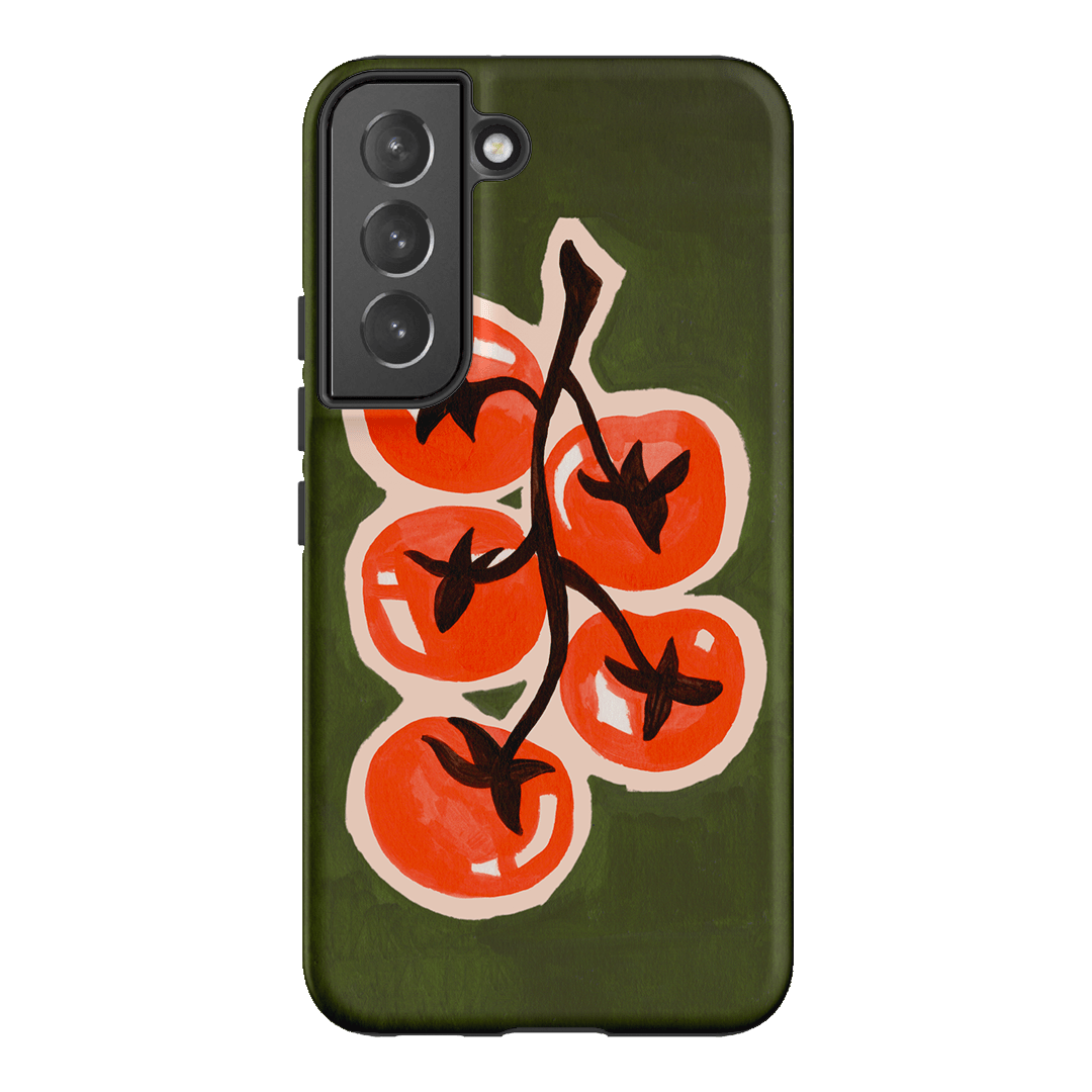 Durable Shockproof Tomato Pattern Phone Case for iPhone 15/14/13/12 Pro Max - Cute Fruit Design Protective Cover for Everyday Use, Travel & Outdoor Activities