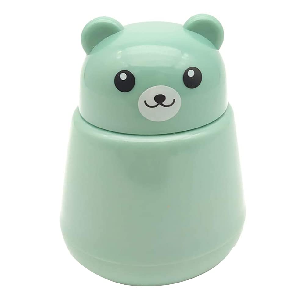 MILISTEN 1pc Bear-Shaped Pill Crusher & Grinder - Manual Medicine Crusher for Vitamins, Tablets - Perfect for Kids, Elderly & Pets (Green) | Portable Pill Grinder for Travel, Home & Hospital Use