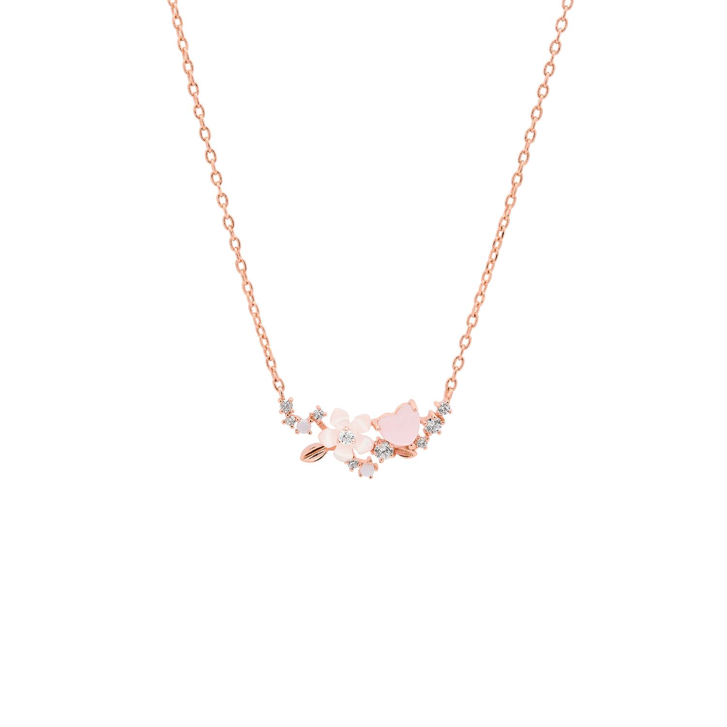 Rose Gold Anne Necklace for Women - Elegant Layering Jewelry Gift for Her - Perfect for Valentine's Day, Anniversary & Special Occasions