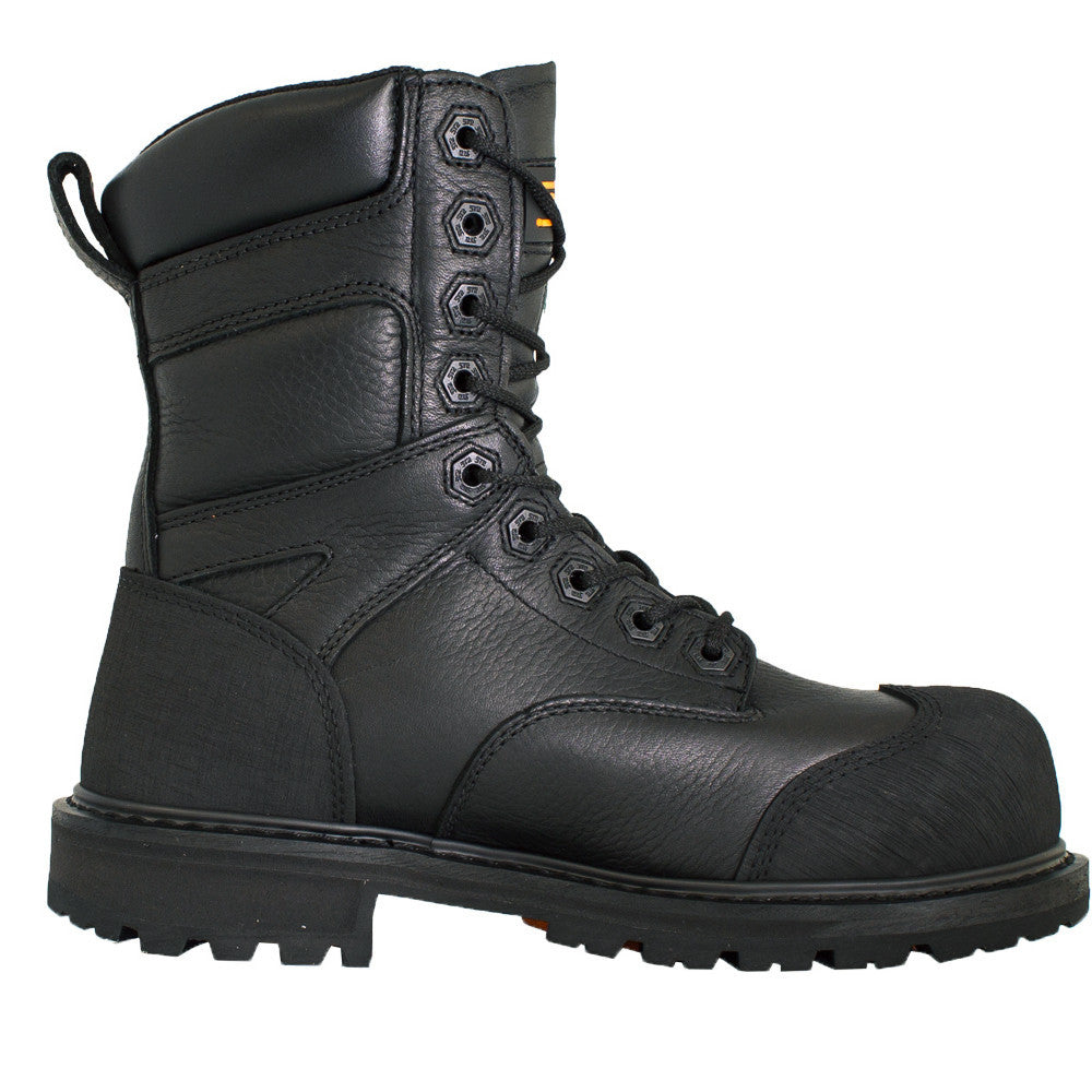 STC Duncan II Men's Size 8 Composite Toe Waterproof Work Boots - OSHA Safety Shoes for Construction, Warehouse & Outdoor Work - Slip Resistant & Electrical Hazard Protection