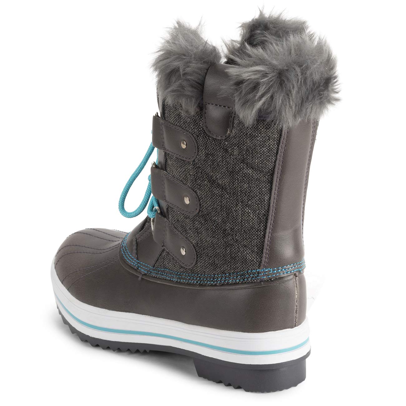 Polar Products Women's Quilted Snow Boots - Waterproof Winter Boots for Snow & Rain - Warm & Comfortable for Outdoor Activities, Hiking, and Cold Weather