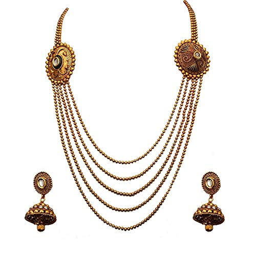 Antique Necklace-MN 144-BLACK