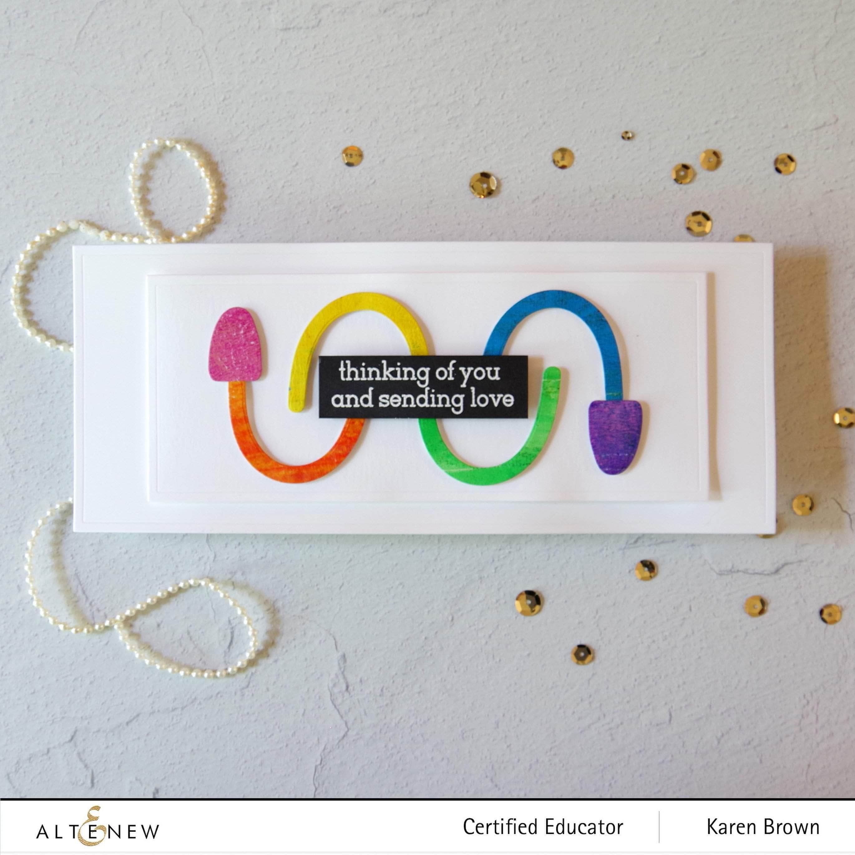 Color Bands Die Set for Scrapbooking, Card Making & DIY Crafts - Perfect for Paper Cutting, Stamping & Craft Projects