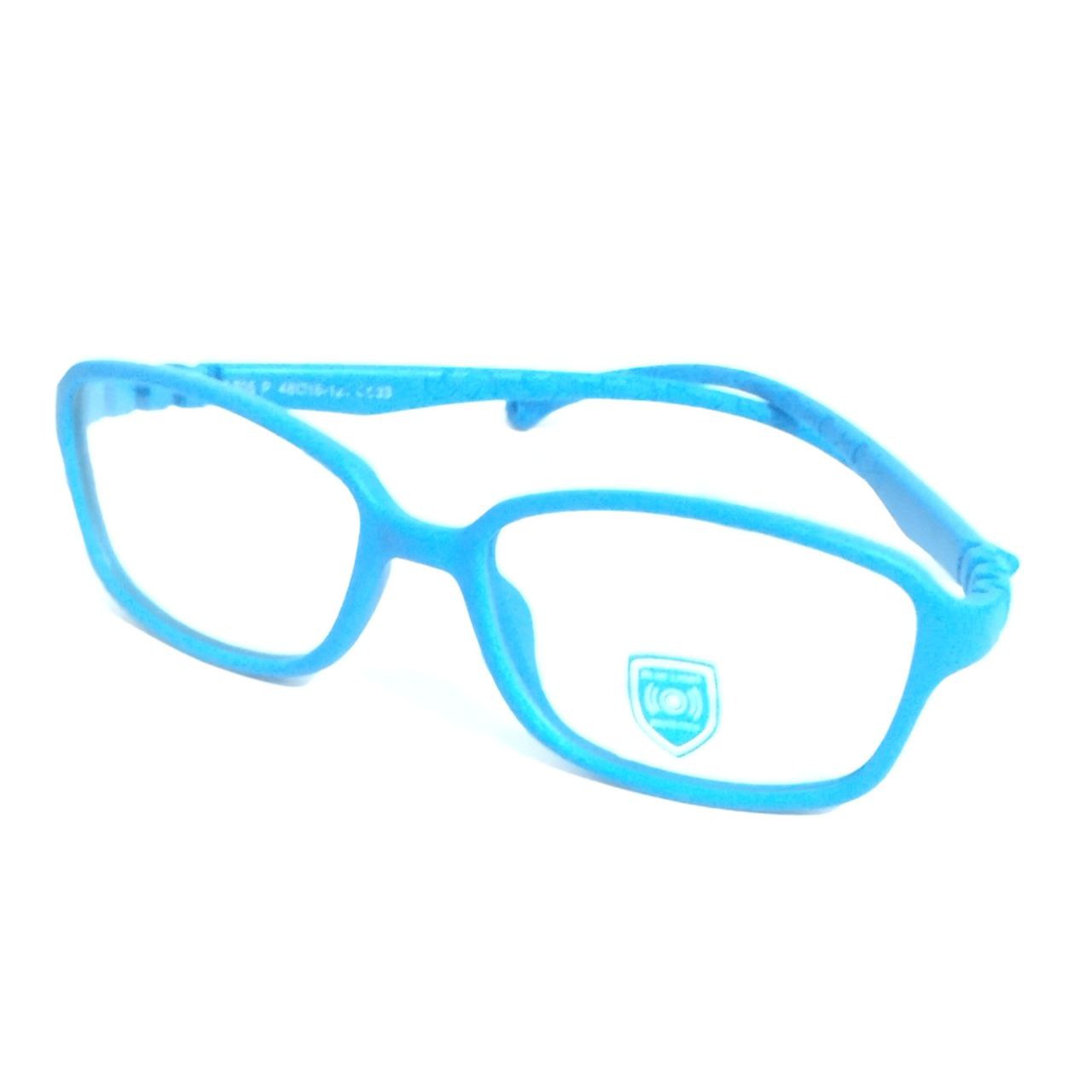 Unbreakable Kids Flexible Glasses for Ages 3-6 | Trendy Blue Lightweight Eyewear | Perfect for School, Sports & Outdoor Play