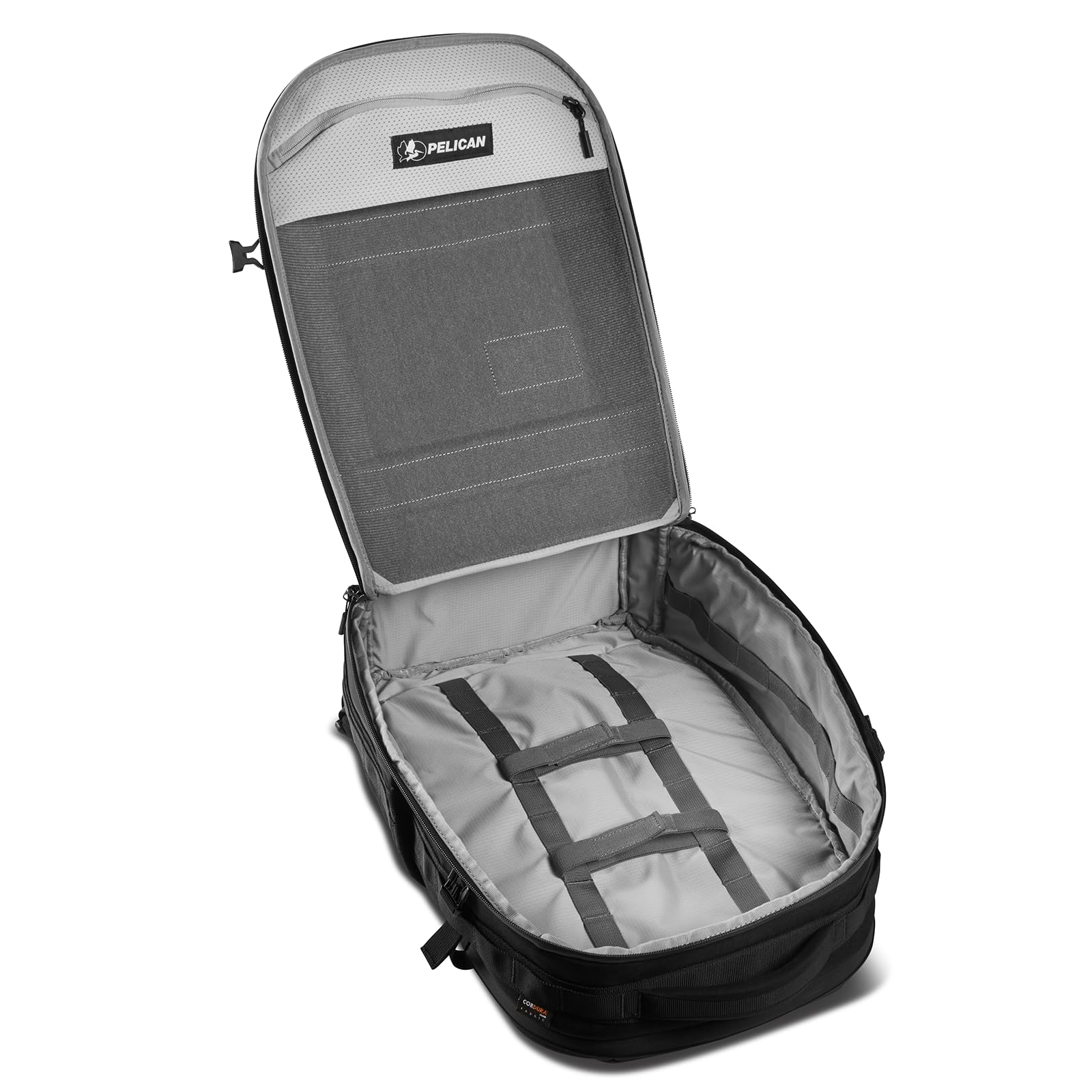 Pelican 25L Black Travel Backpack - Waterproof Carry-On Backpack for Hiking, Camping & Air Travel - Durable Lightweight Daypack for Outdoor Adventures & Business Trips