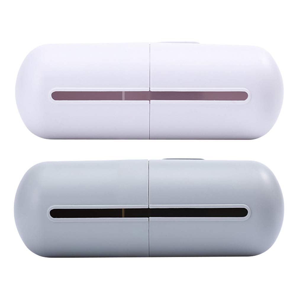 Cabilock Wall-Mounted Trash Bag Holder & Dispenser - 2 Pack Trash Bag Organizer for Kitchen, Bathroom, Office & Living Room - Space Saving Waste Bin Alternative with Easy Tear-Off Design