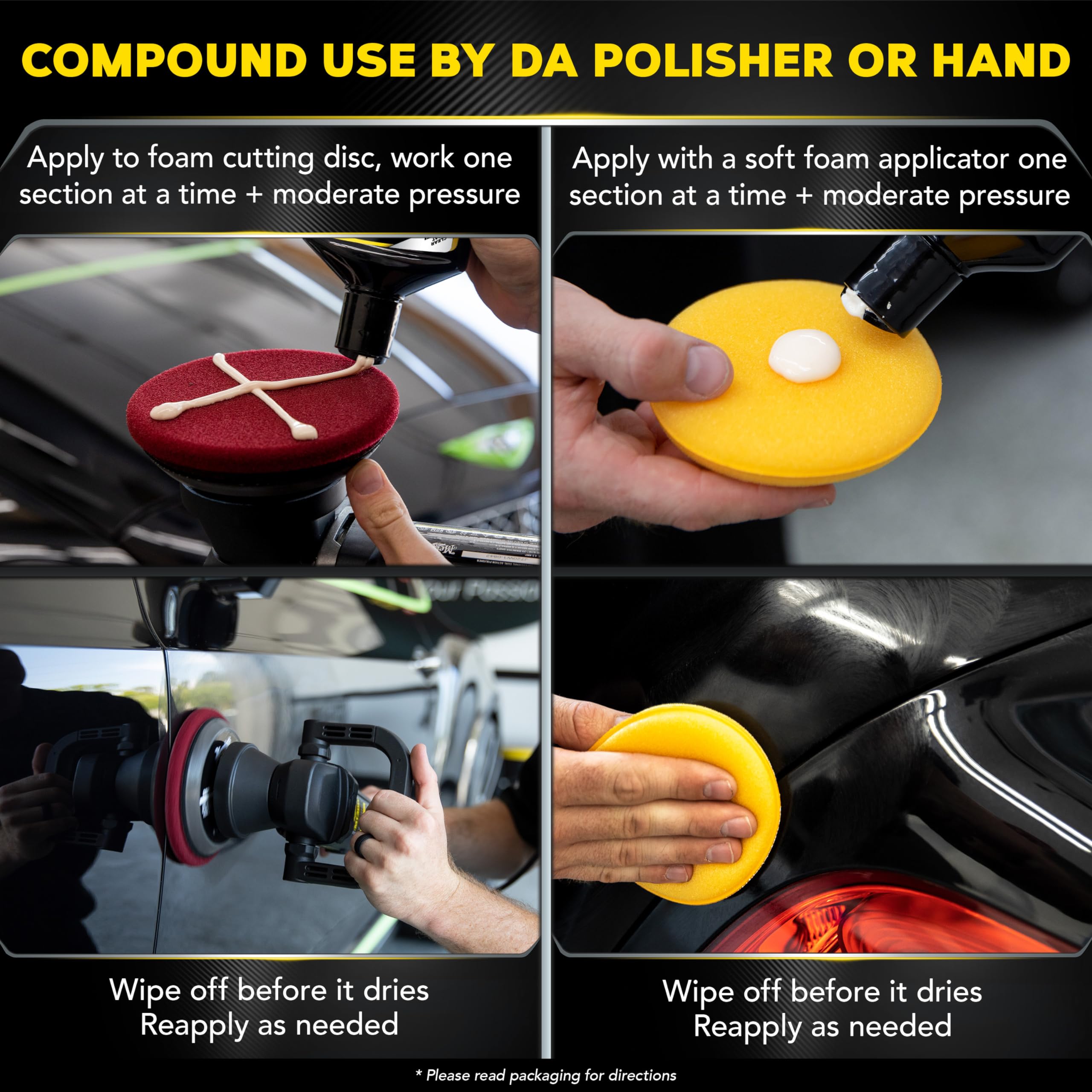 Meguiar's Ultimate 3 Step Paint Care Kit - Car Wax, Polish & Protectant for Auto Detailing & Shine - Perfect for Car Wash, Show Preparation & Vehicle Maintenance
