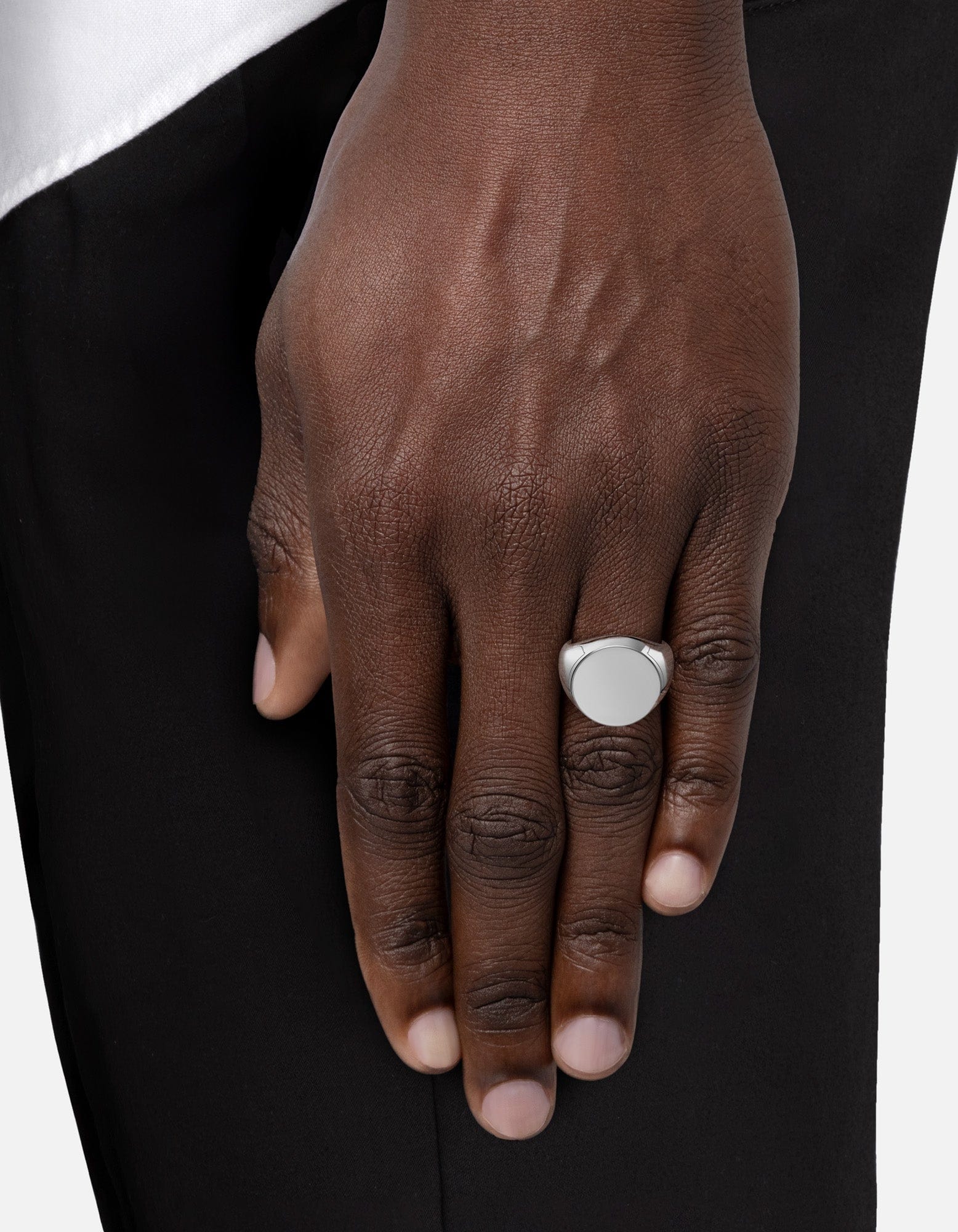 Sterling Silver Signet Locket Ring for Women & Men - Personalized Engraved Jewelry Gift for Wedding, Anniversary & Special Occasions