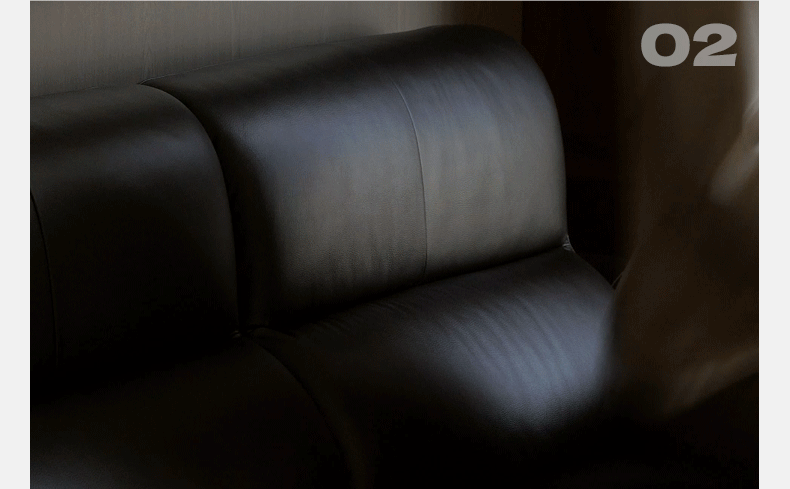 Italian Genuine Leather Sofa Bed - Light Luxury Convertible Sleeper for Living Room, Guest Room & Small Spaces