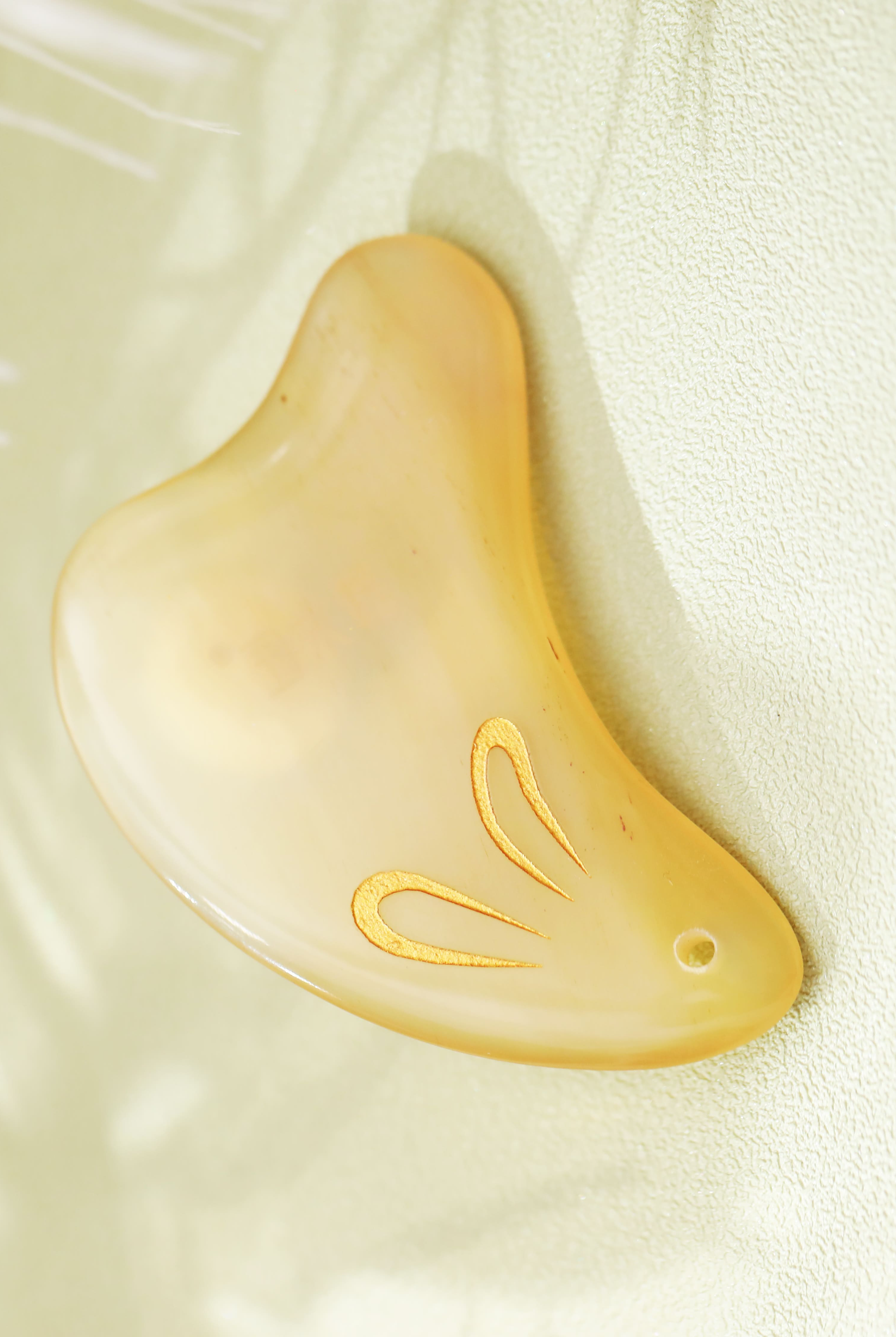 Moon Rabbit Gua Sha Board - Natural Jade Massage Tool for Face & Body, Relieve Tension & Improve Circulation - Perfect for Skincare Routine & Relaxation at Home