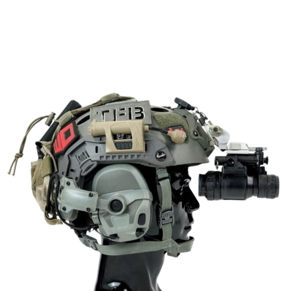 PVS-31D Gen 3 Night Vision Goggles with White Phosphor & IR Illuminator | Wilcox G24 Lite Helmet Mount | Tactical, Military, Hunting & Outdoor Night Vision Equipment
