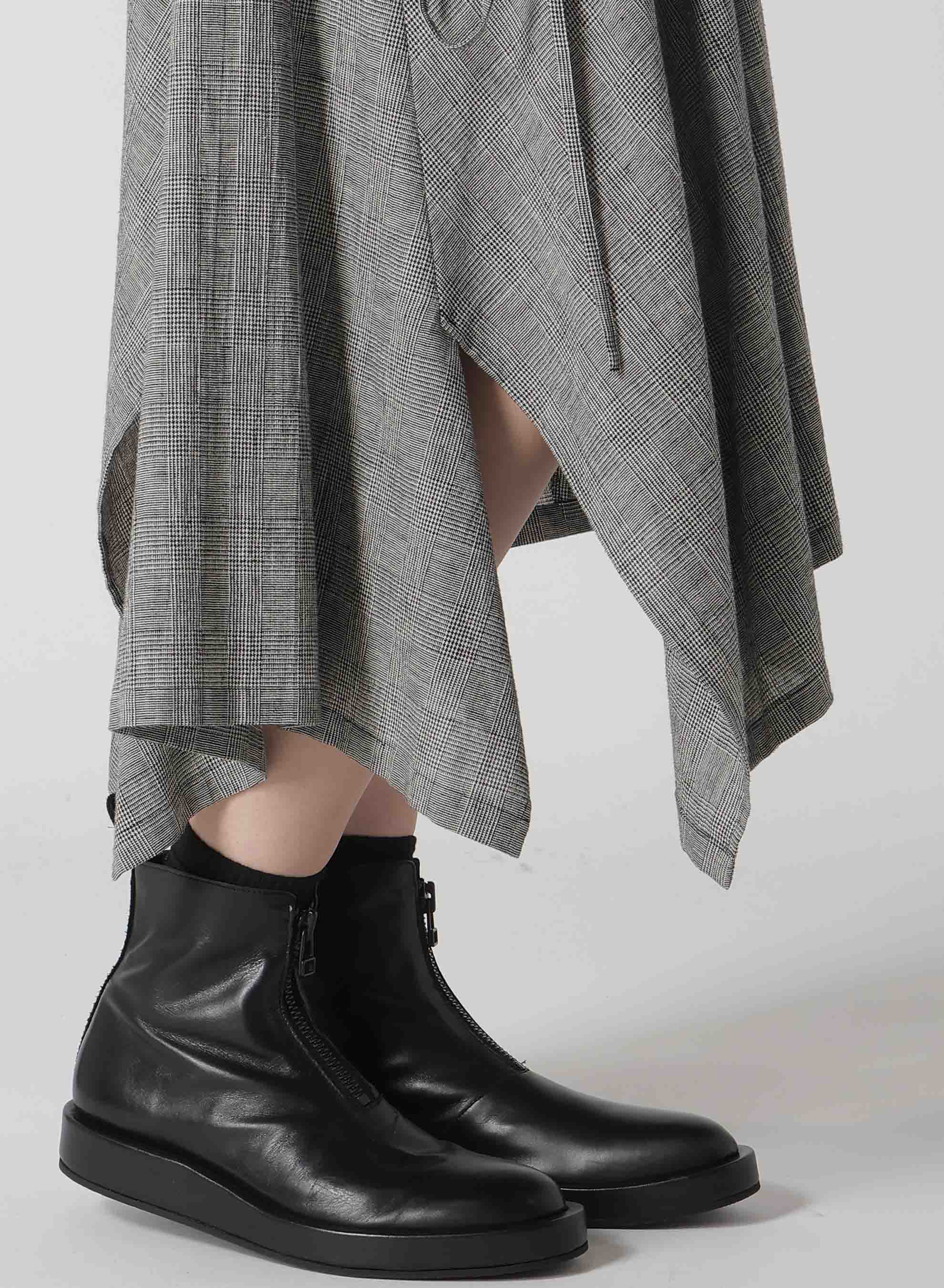 Stylish C/LI Plaid Collage Shirring Dress for Women - Trendy Floral Print A-Line Mini Dress for Casual Outings, Parties & Date Nights