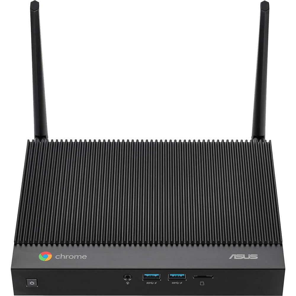 ASUS Fanless Chromebox Mini Desktop Computer with Intel Celeron 5205U Processor, 4GB RAM, 32GB Storage - Compact Chrome OS PC for Home Office, Digital Signage & Education Use