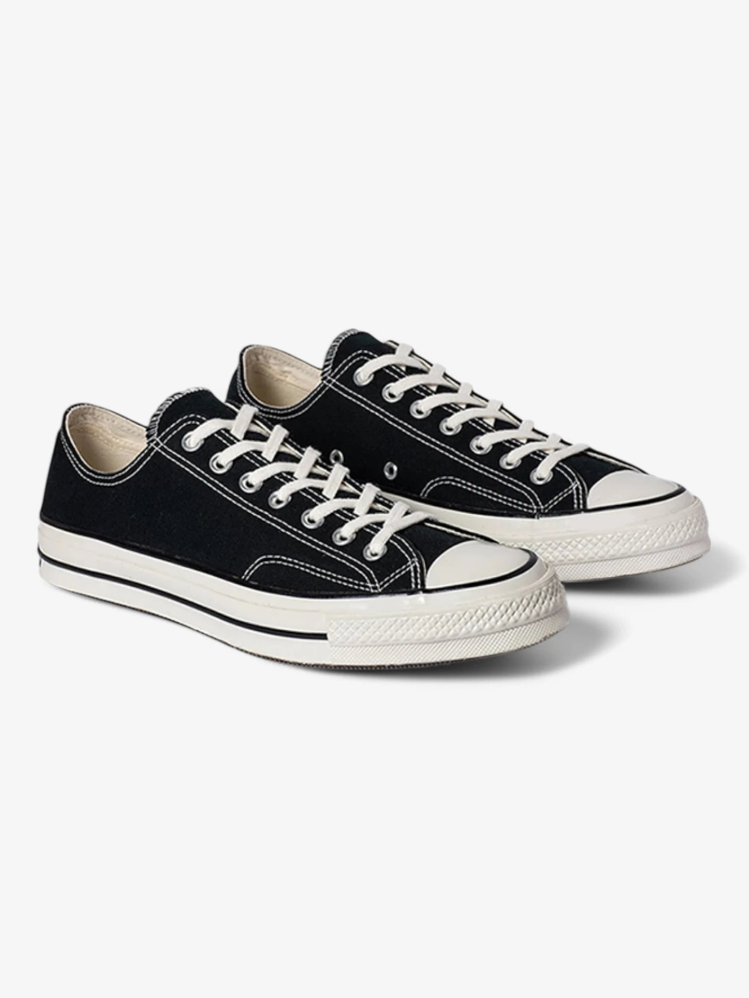 Converse Chuck 70 Ox Sneakers - Black & White Classic Low Top Canvas Shoes for Men & Women | Casual Wear, Street Style, Everyday Comfort
