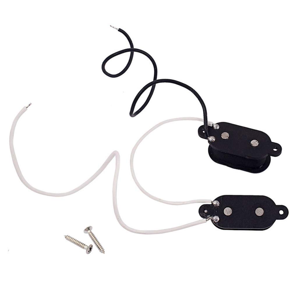 Healifty Bass Guitar Pickup Set - Neck & Bridge Pickups for Electric Bass & Guitar | Perfect for Live Performances & Studio Recording
