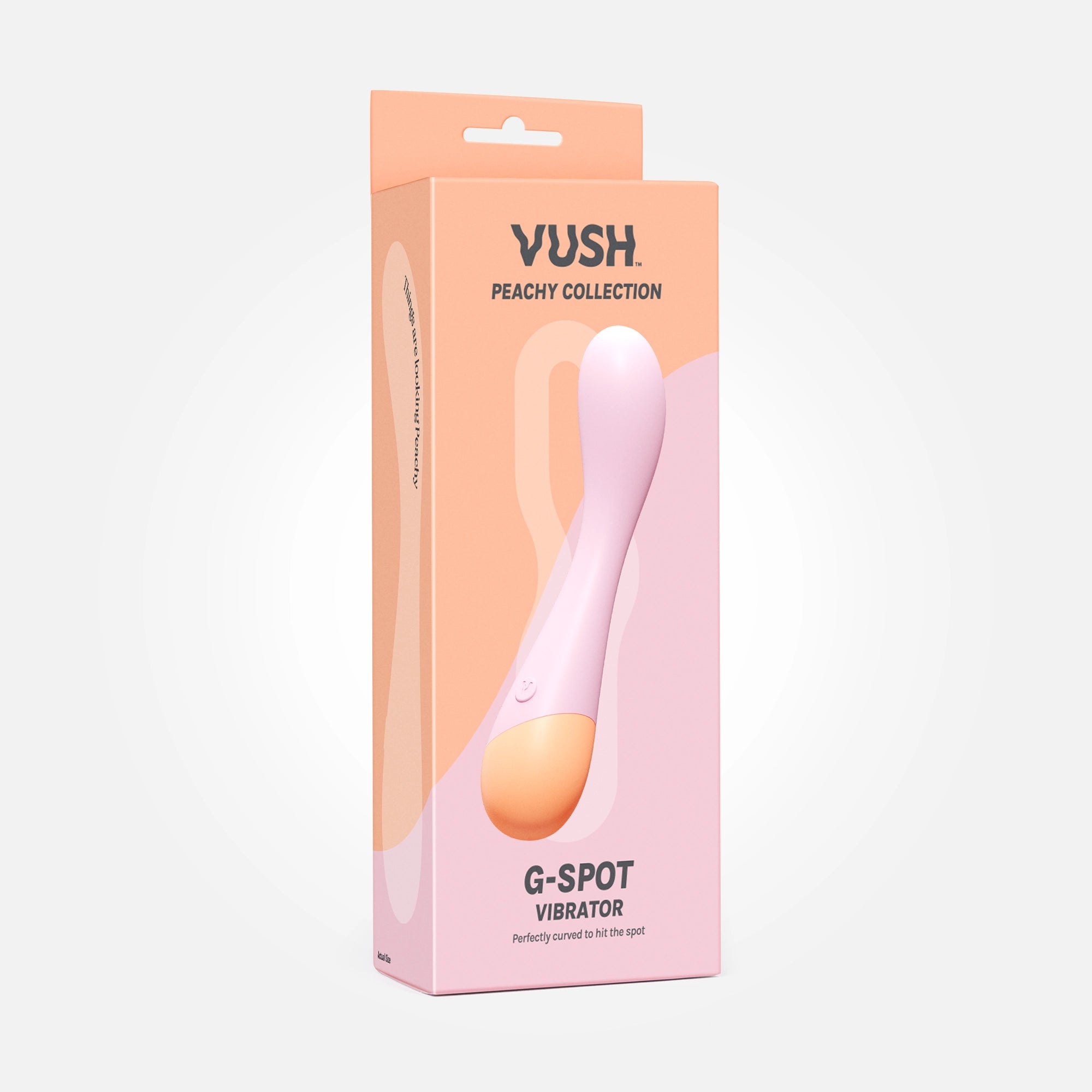 Peachy Rechargeable G Spot Vibrator for Women - Powerful Waterproof Silicone Massager for Intimate Pleasure & Couples Play - Perfect for Solo Use, Romantic Nights & Enhancing Intimacy