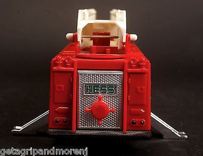 Vintage HESS 1986 Red Toy Fire Truck Bank with Ladder & Engine - Collectible Firefighter Toy for Kids & Adults | Perfect for Christmas Gifts, Birthday Presents & Toy Collections