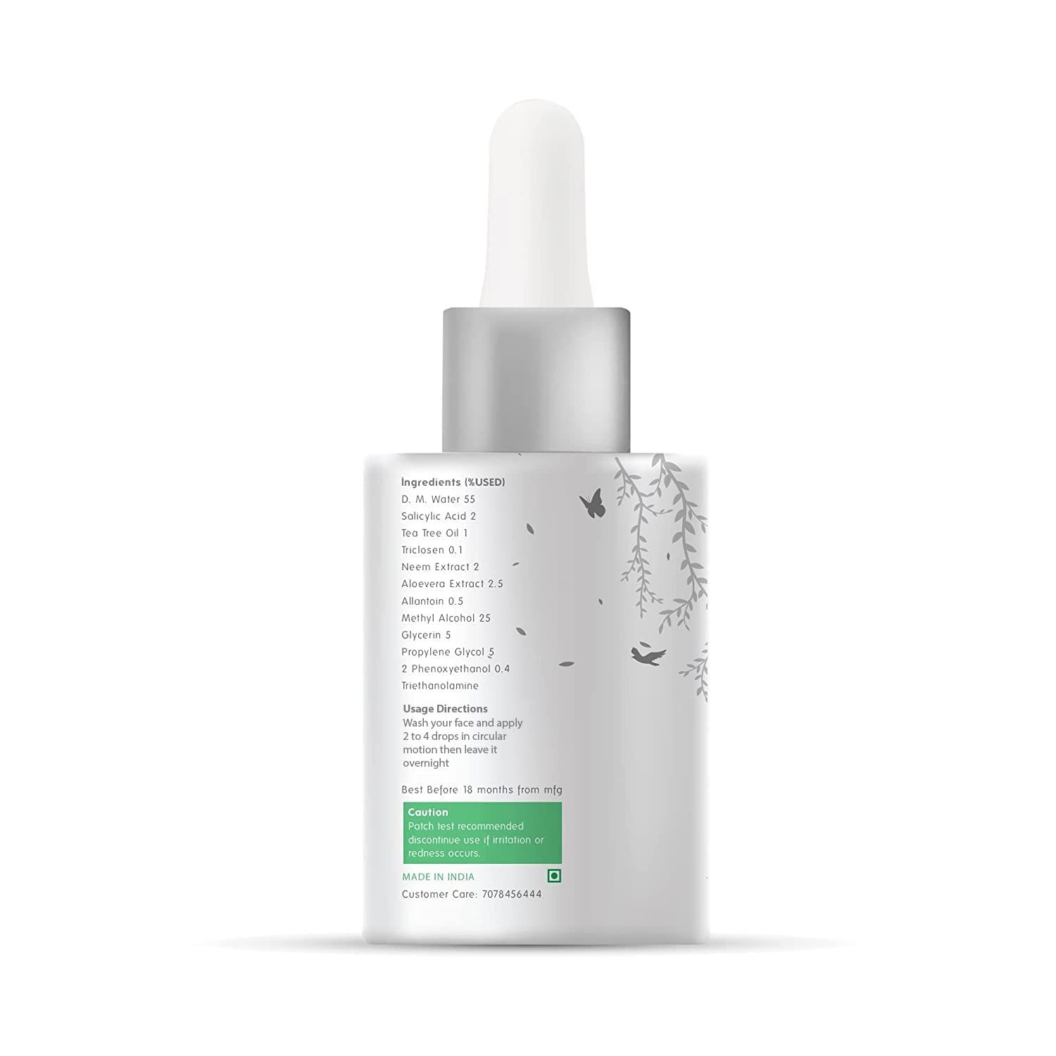 Sheltr 2% Salicylic Acid Face Serum for Acne & Oily Skin - Reduces Blackheads & Pigmentation - Unisex Skincare (30ml) - Perfect for Daily Acne Treatment & Pore Refining