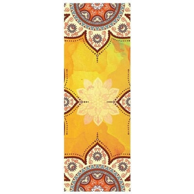 Non-Slip Collapsible Yoga Mat Towel - Lightweight & Portable for Hot Yoga, Pilates, and Gym Workouts - Perfect for Travel & Home Fitness