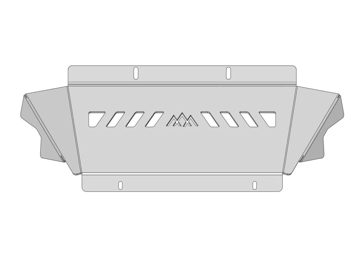 Aluminum Front Skid Plate for 2010-2024 Toyota 4Runner | Heavy-Duty Off-Road Protection | Perfect for Rock Crawling & Backwoods Adventure Mods