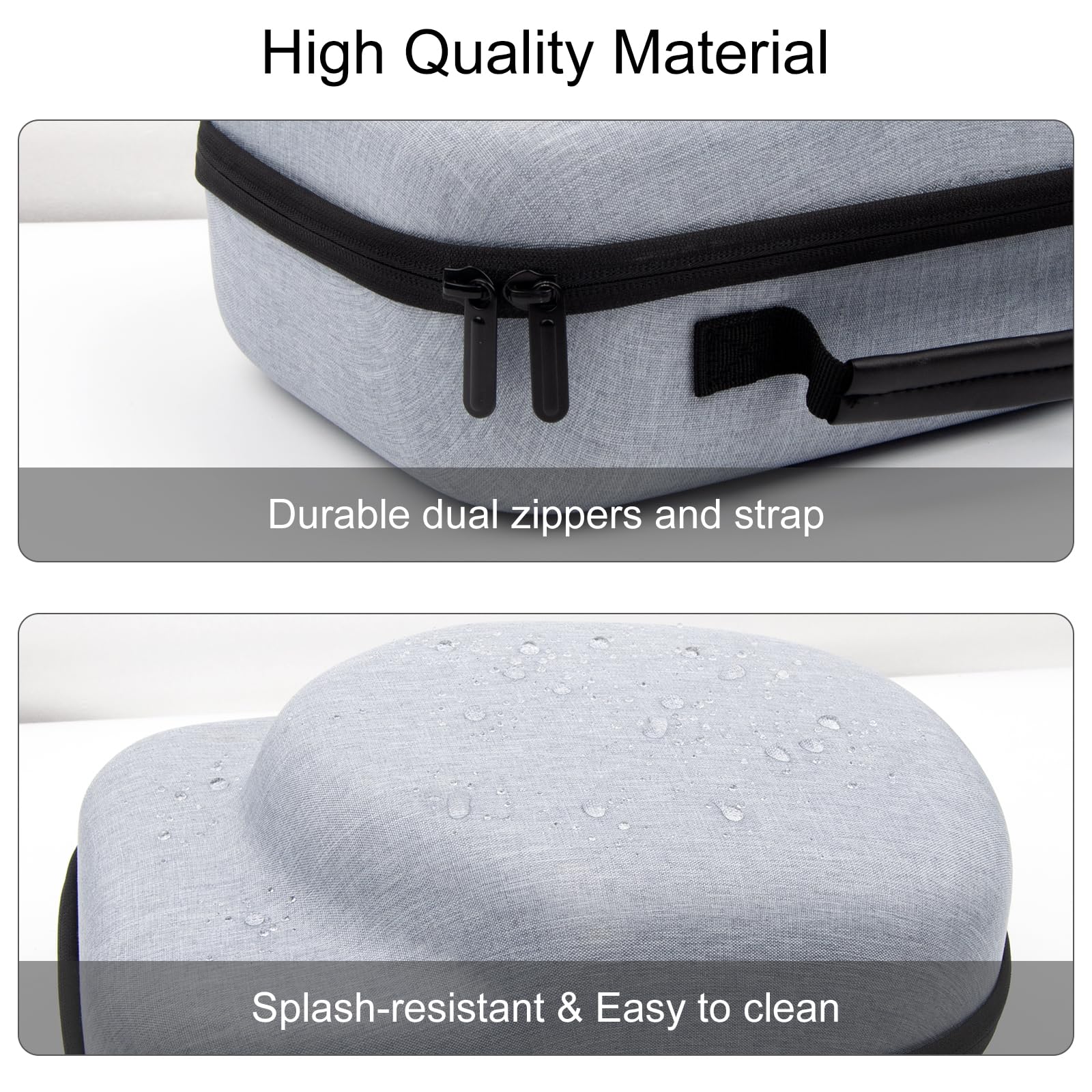 Meta Quest 3S/3 VR Headset Hard Carrying Case - Protective Travel Storage Box for VR Accessories | Durable Portable Case for Home, Travel & Gaming Sessions