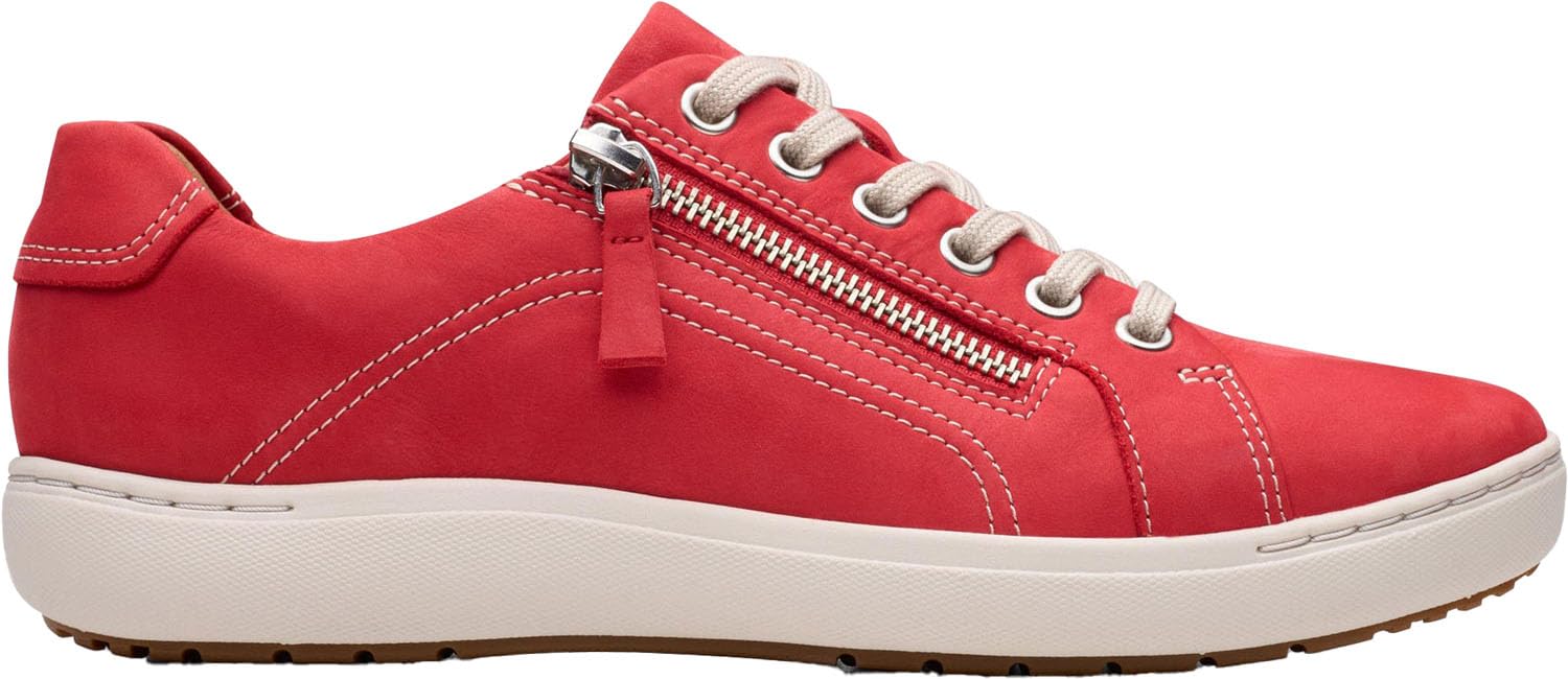 Clarks Women's Nalle Lace-Up Comfort Shoes - Stylish Casual Walking Shoes for Work, Travel & Everyday Wear
