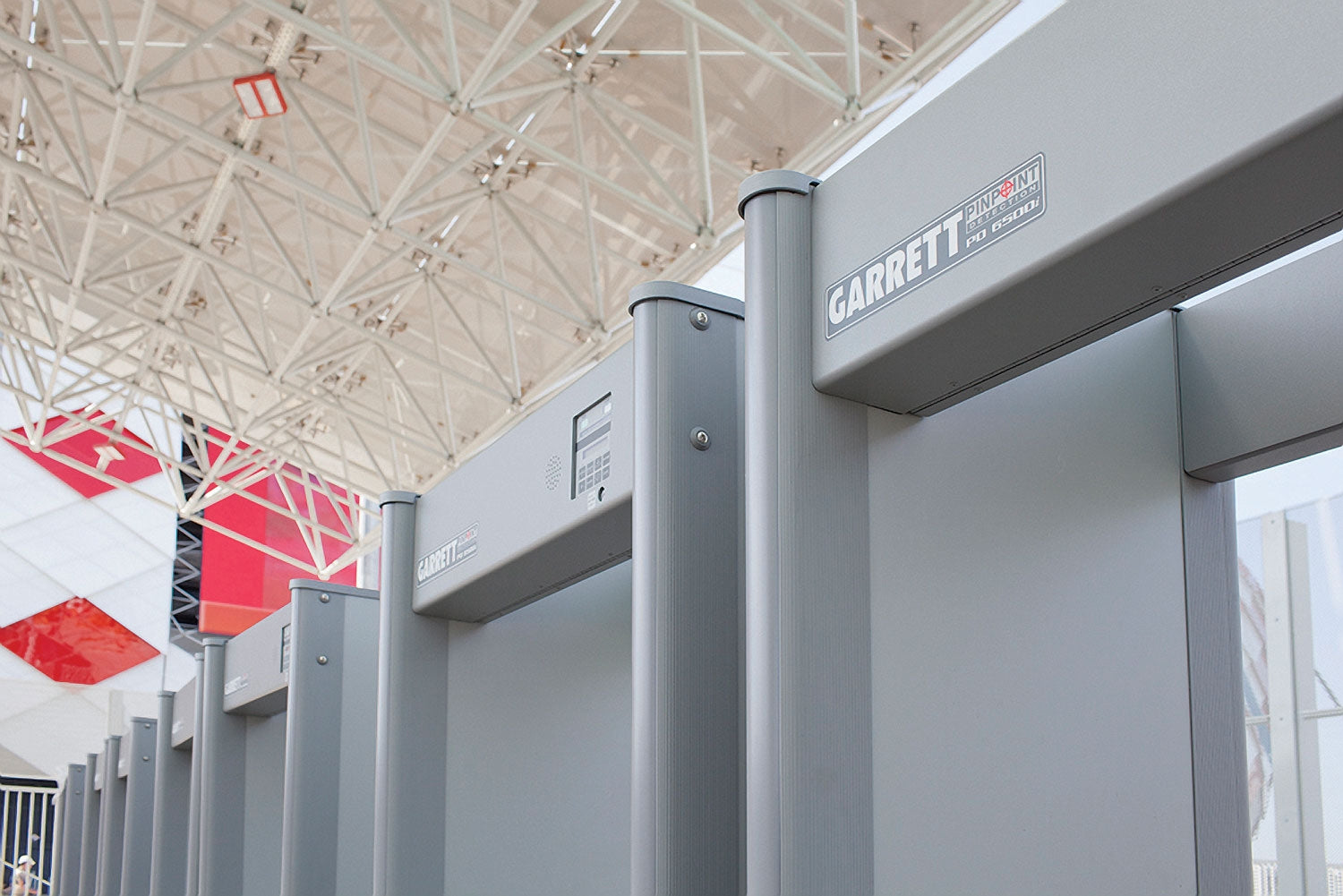 Garrett PD6500i Walk Through Metal Detector - High Security Metal Detection for Airports, Schools & Events | Advanced Multi-Zone Detection Technology