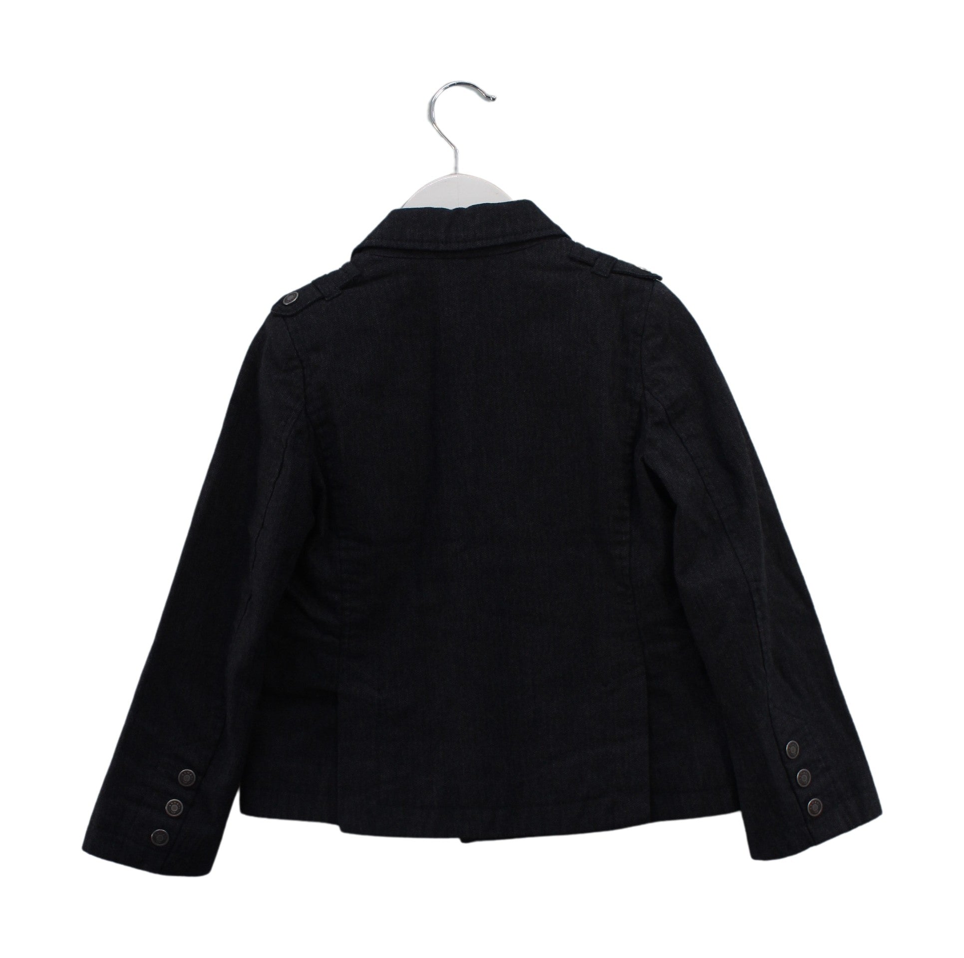 Armani Denim Jacket for Toddlers Size 4T - Stylish Kids Outerwear for Playdates & Family Outings
