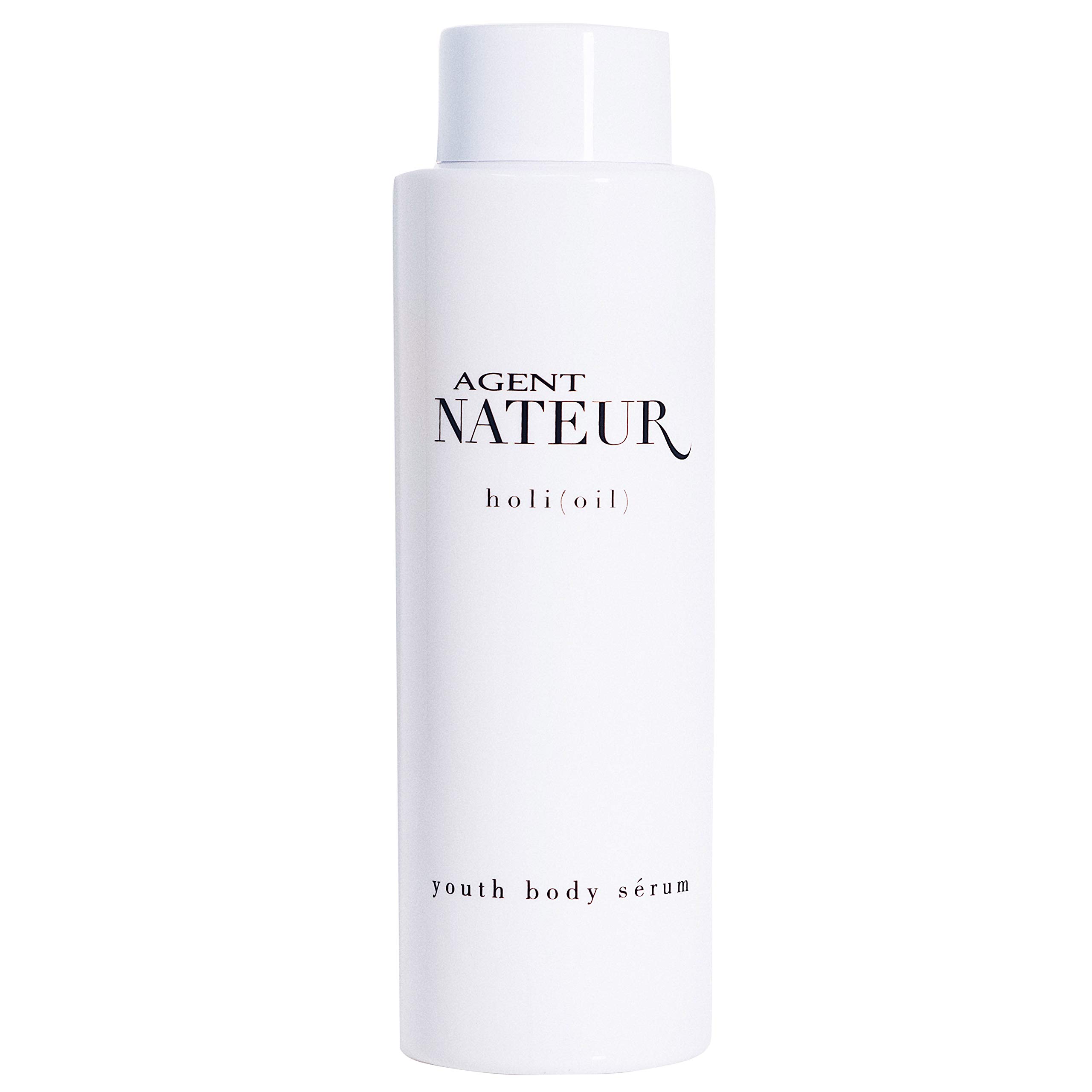 Agent Nateur HOLI (OIL) Youth Body Serum - Anti-Cellulite Firming Moisturizer with Natural Ingredients for Smooth Skin | 250ml Luxury Body Oil for Massage, Post-Workout Recovery & Daily Hydration